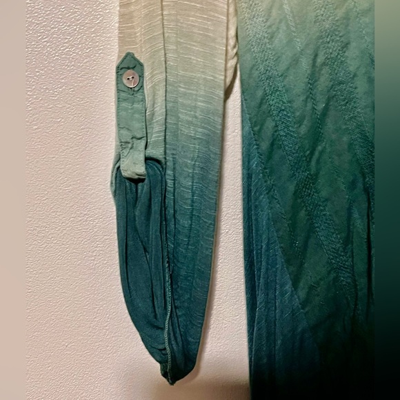 Turquoise Ombré Shirt by TINY - Picture 6 of 11